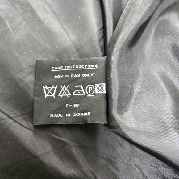 FS Limited Women's 2X Plus Size 100% Wool Black Lined Coat Excellent Condition - Picture 11 of 14